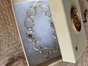 Oval Twig Link Bracelet, Family tree bracelet